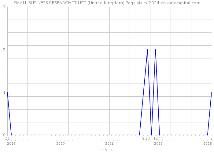 SMALL BUSINESS RESEARCH TRUST (United Kingdom) Page visits 2024 