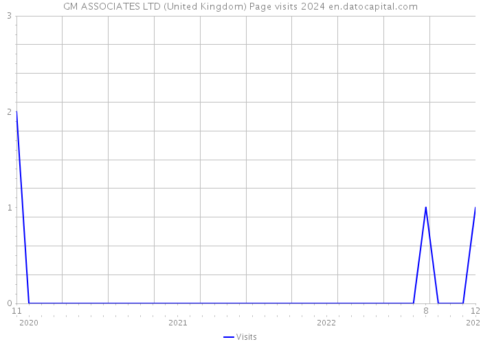 GM ASSOCIATES LTD (United Kingdom) Page visits 2024 
