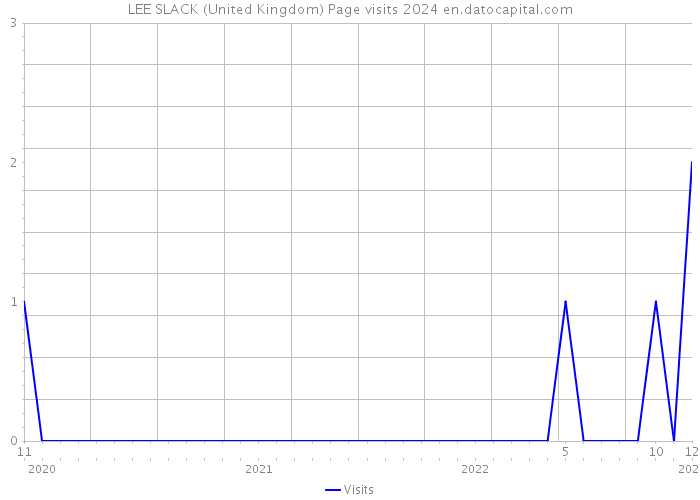 LEE SLACK (United Kingdom) Page visits 2024 