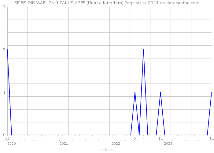 SEIFELDIN WAEL ZAKI ZAKI ELAZEB (United Kingdom) Page visits 2024 