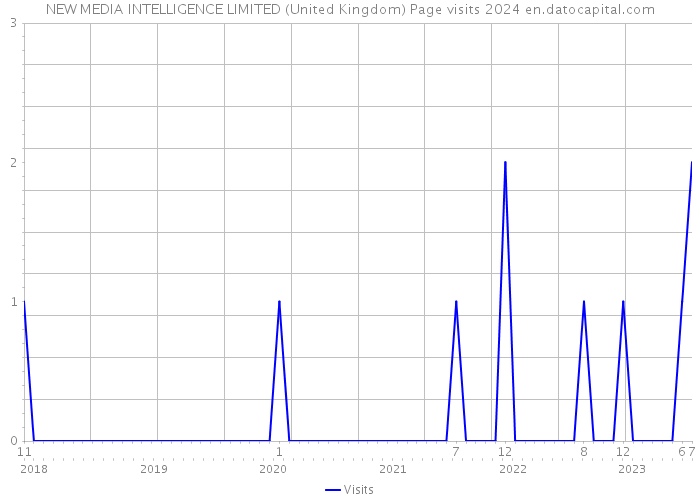 NEW MEDIA INTELLIGENCE LIMITED (United Kingdom) Page visits 2024 
