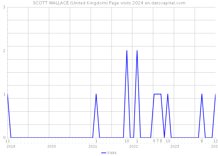 SCOTT WALLACE (United Kingdom) Page visits 2024 