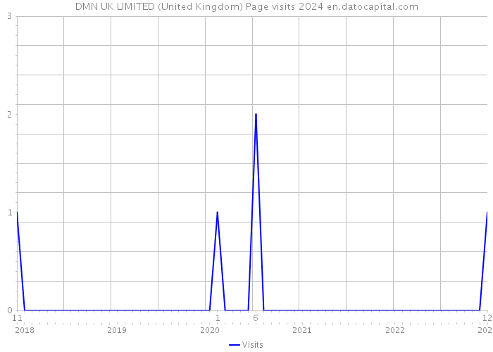DMN UK LIMITED (United Kingdom) Page visits 2024 