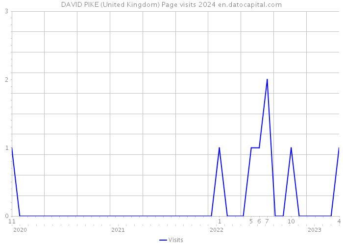 DAVID PIKE (United Kingdom) Page visits 2024 