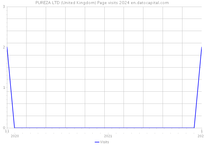 PUREZA LTD (United Kingdom) Page visits 2024 