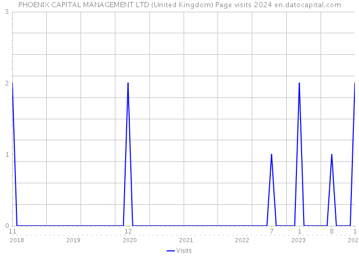 PHOENIX CAPITAL MANAGEMENT LTD (United Kingdom) Page visits 2024 