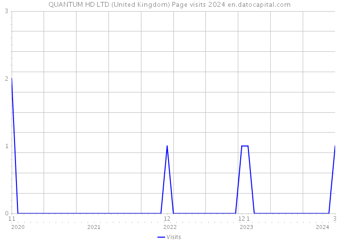 QUANTUM HD LTD (United Kingdom) Page visits 2024 