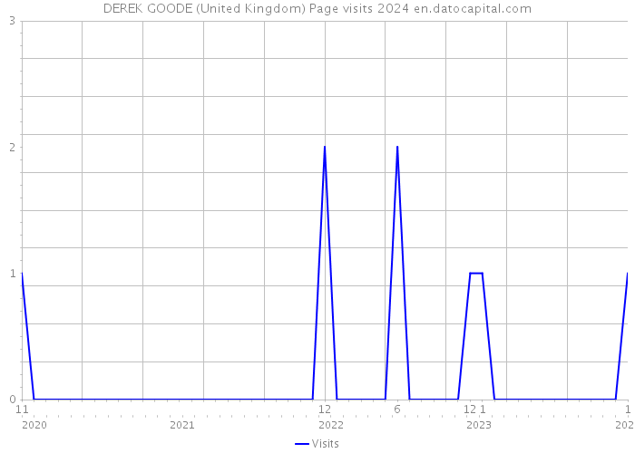 DEREK GOODE (United Kingdom) Page visits 2024 