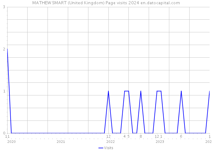 MATHEW SMART (United Kingdom) Page visits 2024 