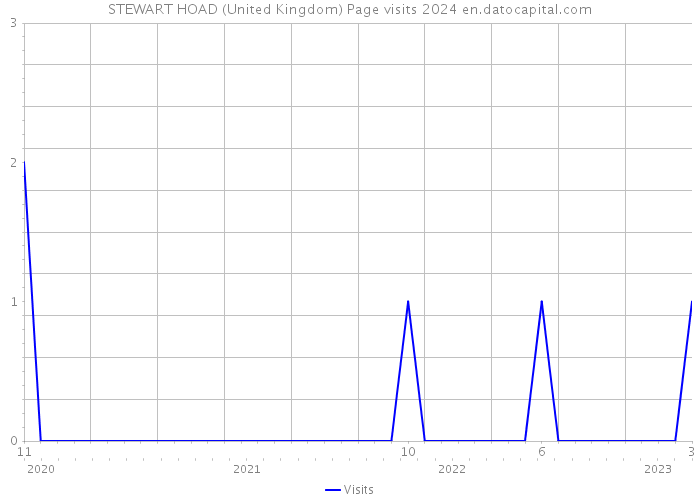STEWART HOAD (United Kingdom) Page visits 2024 