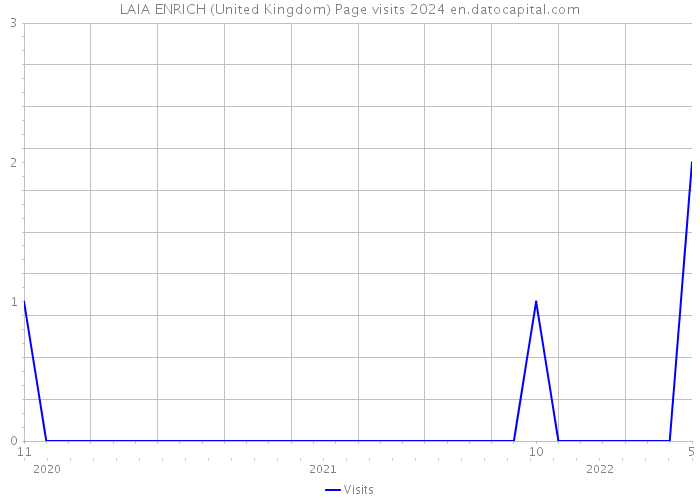 LAIA ENRICH (United Kingdom) Page visits 2024 