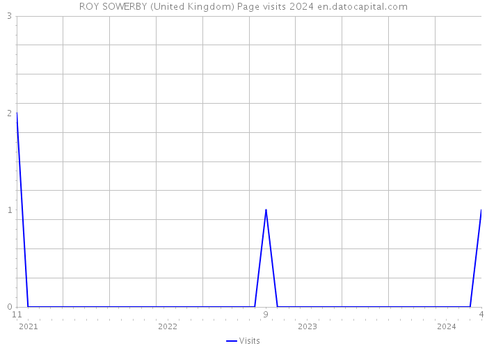 ROY SOWERBY (United Kingdom) Page visits 2024 