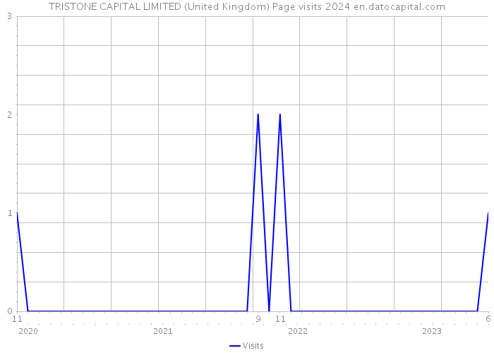 TRISTONE CAPITAL LIMITED (United Kingdom) Page visits 2024 