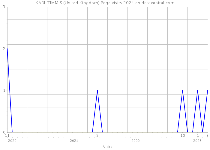 KARL TIMMIS (United Kingdom) Page visits 2024 