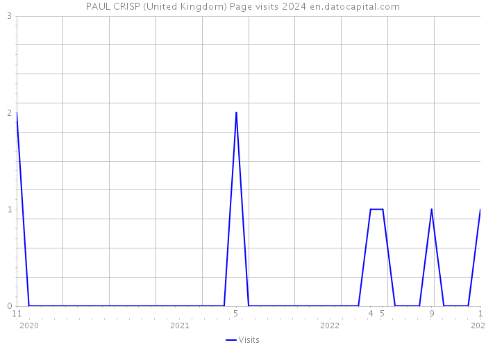 PAUL CRISP (United Kingdom) Page visits 2024 