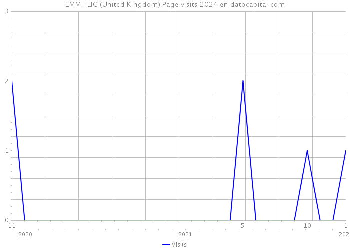 EMMI ILIC (United Kingdom) Page visits 2024 