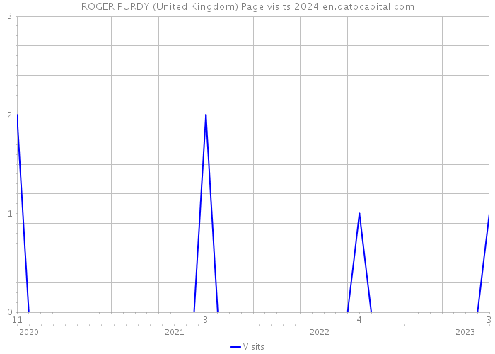 ROGER PURDY (United Kingdom) Page visits 2024 