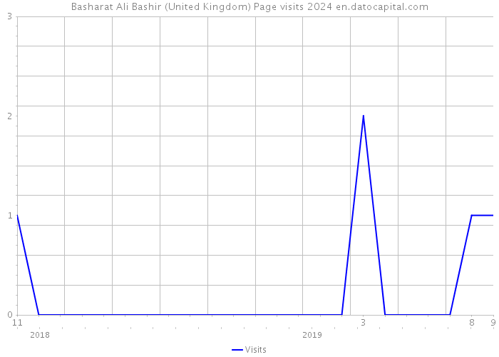 Basharat Ali Bashir (United Kingdom) Page visits 2024 