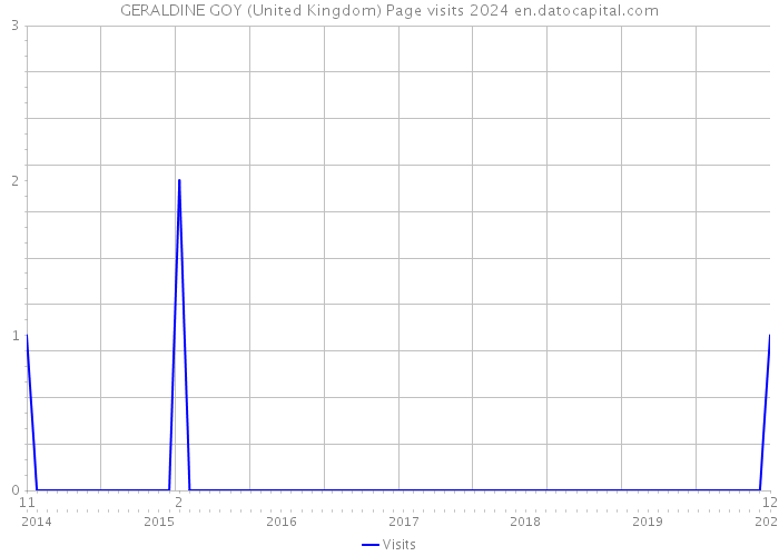 GERALDINE GOY (United Kingdom) Page visits 2024 