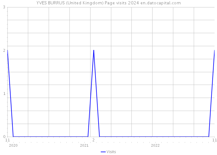 YVES BURRUS (United Kingdom) Page visits 2024 