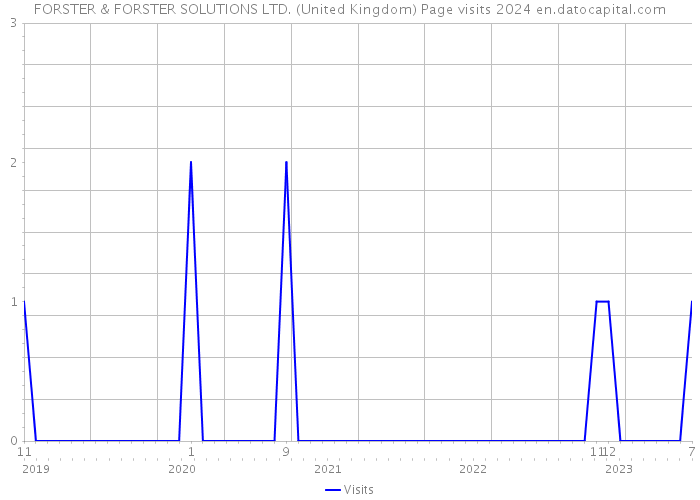 FORSTER & FORSTER SOLUTIONS LTD. (United Kingdom) Page visits 2024 