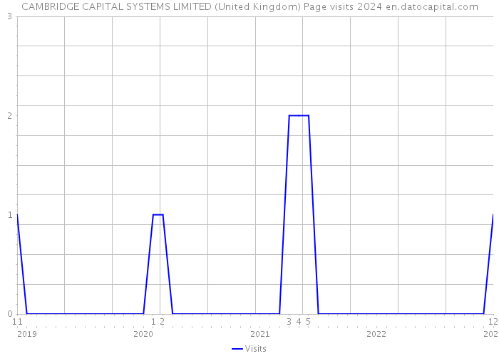 CAMBRIDGE CAPITAL SYSTEMS LIMITED (United Kingdom) Page visits 2024 