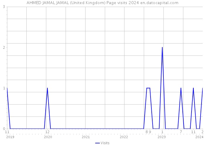 AHMED JAMAL JAMAL (United Kingdom) Page visits 2024 