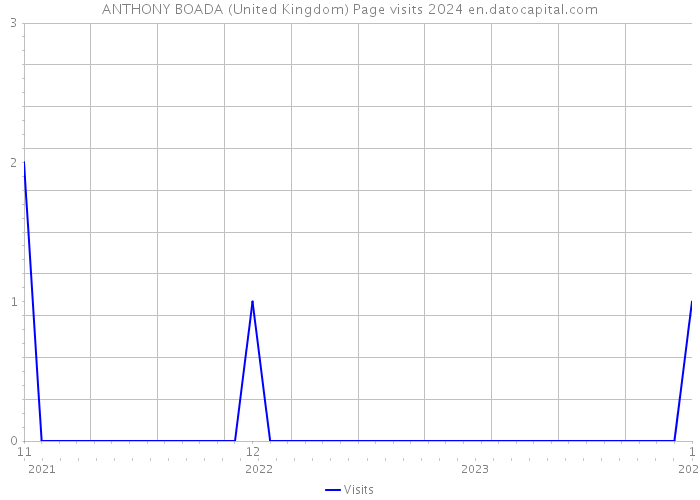 ANTHONY BOADA (United Kingdom) Page visits 2024 