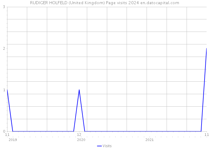 RUDIGER HOLFELD (United Kingdom) Page visits 2024 