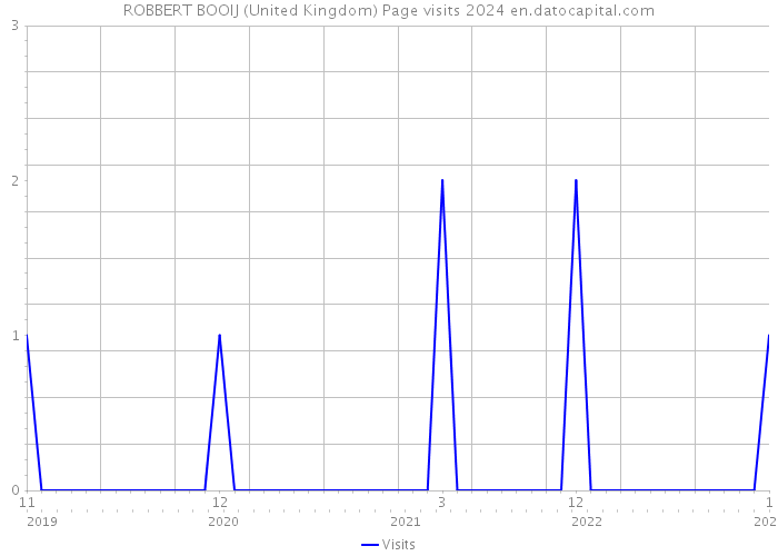ROBBERT BOOIJ (United Kingdom) Page visits 2024 