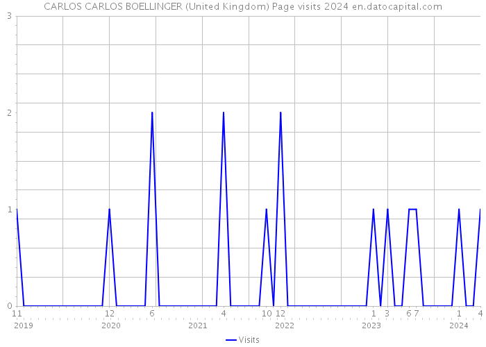 CARLOS CARLOS BOELLINGER (United Kingdom) Page visits 2024 