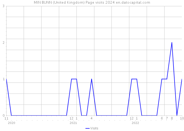 MIN BUNN (United Kingdom) Page visits 2024 