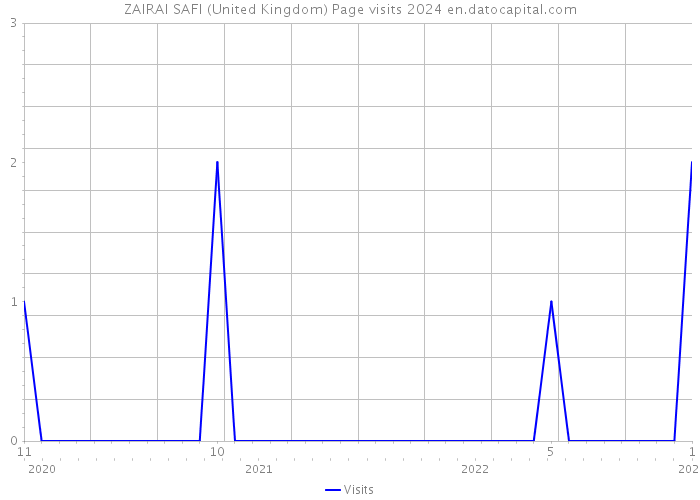 ZAIRAI SAFI (United Kingdom) Page visits 2024 