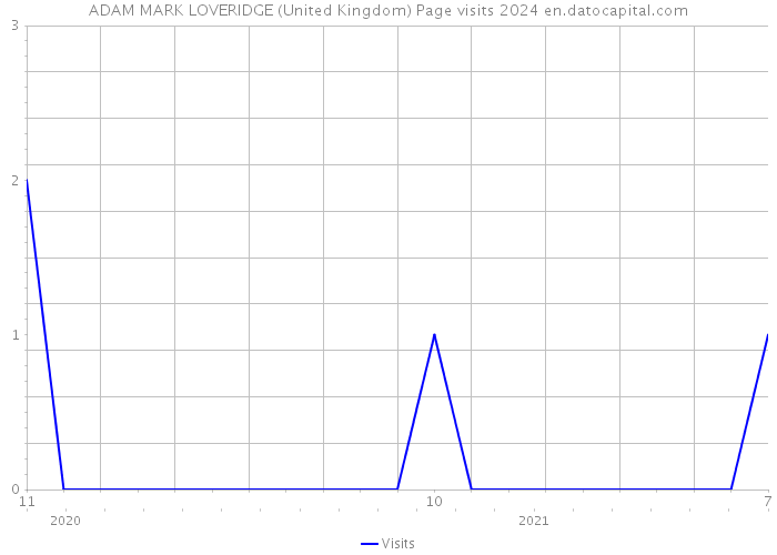 ADAM MARK LOVERIDGE (United Kingdom) Page visits 2024 