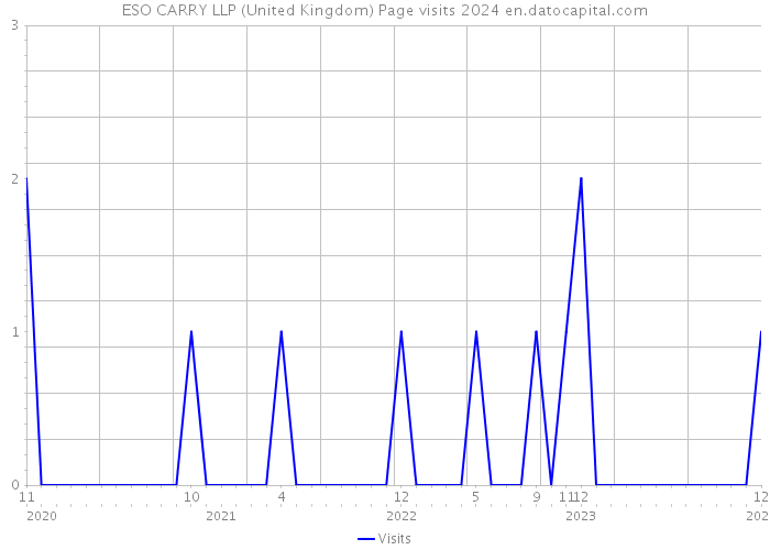 ESO CARRY LLP (United Kingdom) Page visits 2024 
