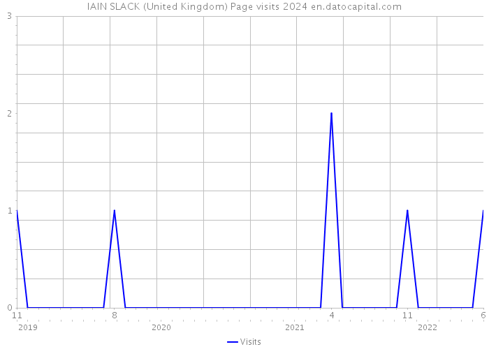 IAIN SLACK (United Kingdom) Page visits 2024 