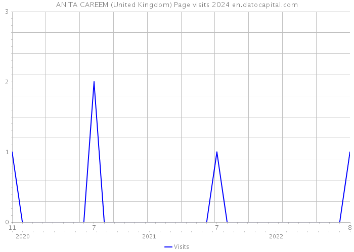 ANITA CAREEM (United Kingdom) Page visits 2024 