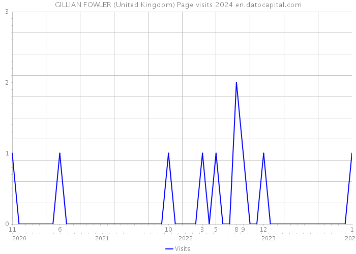 GILLIAN FOWLER (United Kingdom) Page visits 2024 