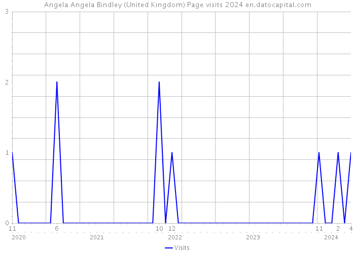 Angela Angela Bindley (United Kingdom) Page visits 2024 