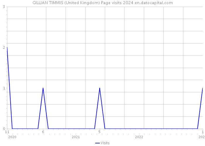 GILLIAN TIMMIS (United Kingdom) Page visits 2024 