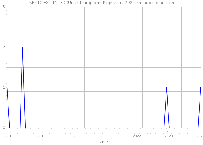 NEXTG FX LIMITED (United Kingdom) Page visits 2024 