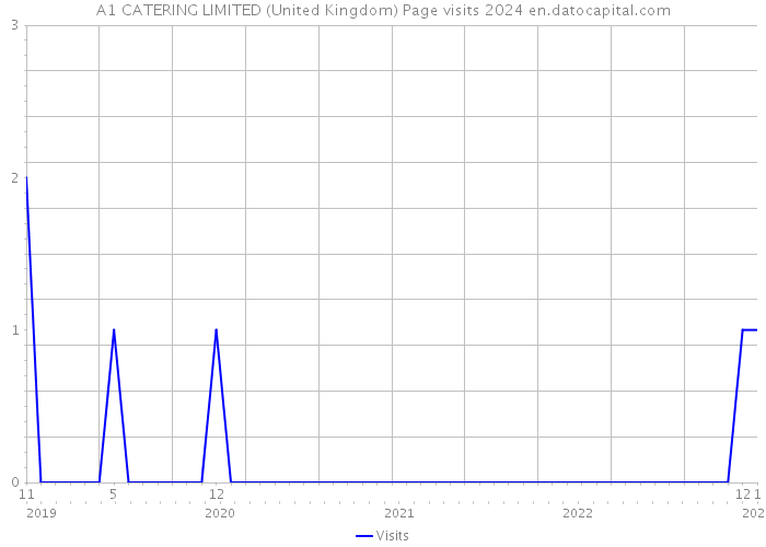 A1 CATERING LIMITED (United Kingdom) Page visits 2024 