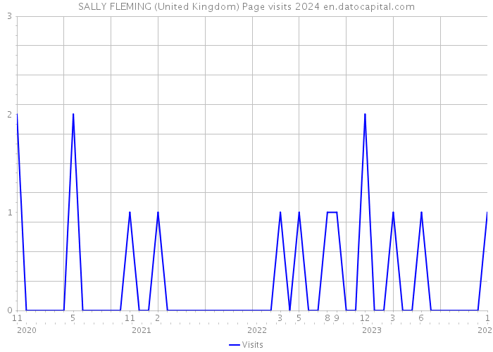 SALLY FLEMING (United Kingdom) Page visits 2024 