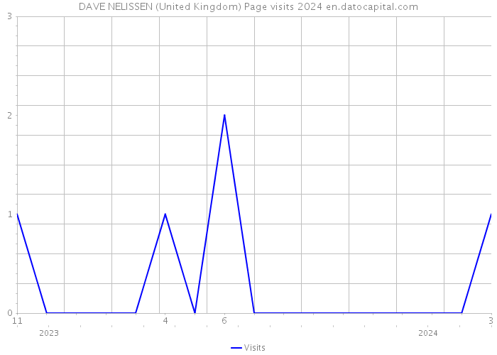 DAVE NELISSEN (United Kingdom) Page visits 2024 