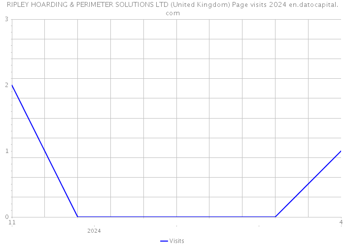 RIPLEY HOARDING & PERIMETER SOLUTIONS LTD (United Kingdom) Page visits 2024 