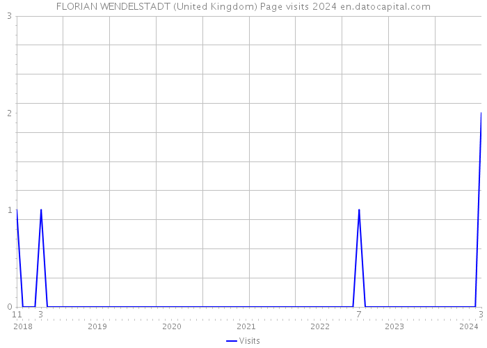 FLORIAN WENDELSTADT (United Kingdom) Page visits 2024 
