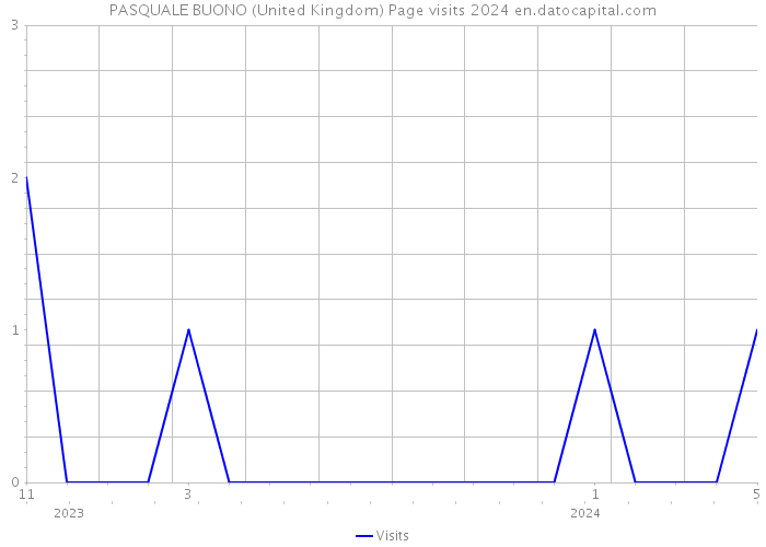 PASQUALE BUONO (United Kingdom) Page visits 2024 