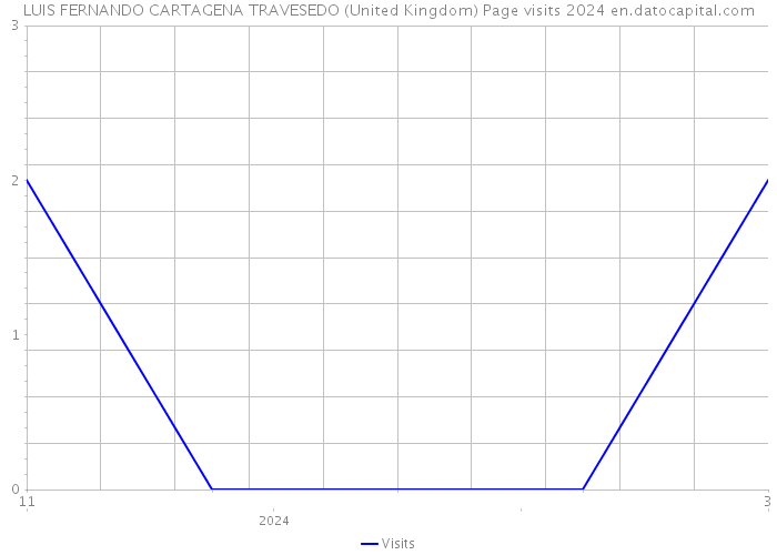 LUIS FERNANDO CARTAGENA TRAVESEDO (United Kingdom) Page visits 2024 