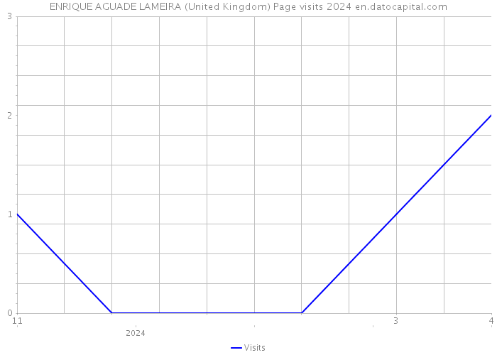 ENRIQUE AGUADE LAMEIRA (United Kingdom) Page visits 2024 