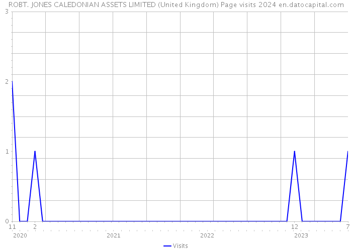 ROBT. JONES CALEDONIAN ASSETS LIMITED (United Kingdom) Page visits 2024 